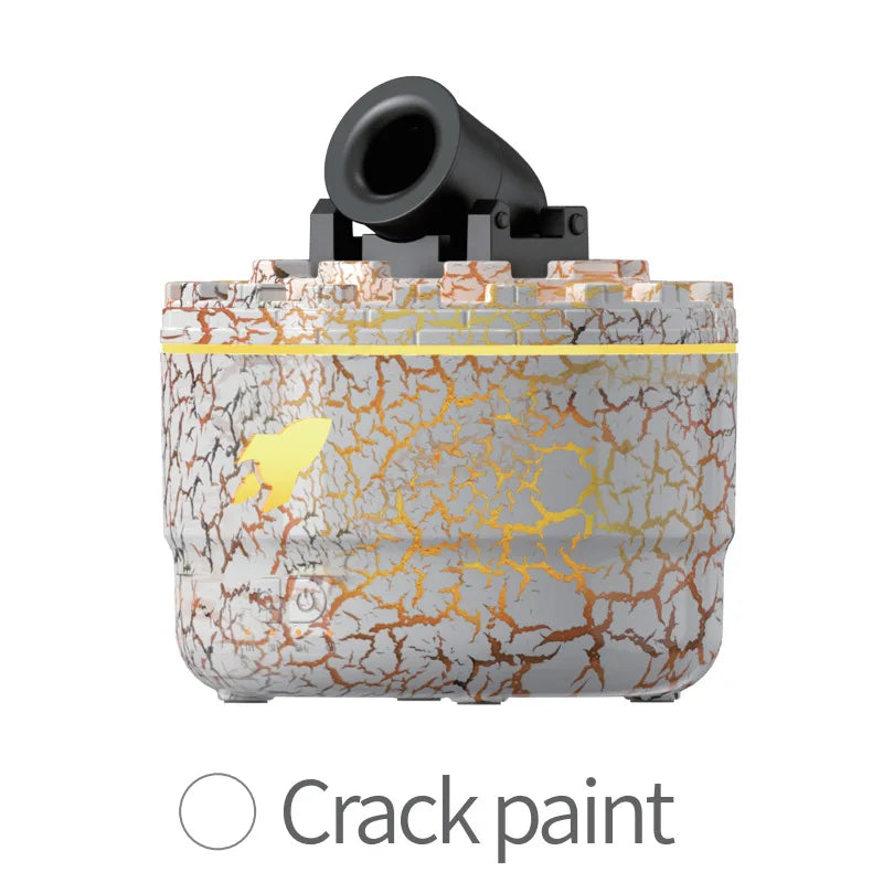 Volcanic Crack Light Cannon Humidifier - Aromatherapy Essential Oil Diffuser for a Relaxing Bedroom Atmosphere